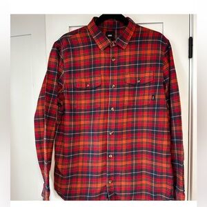 Vans NEW! Men's Plaid Button Down Shirt
